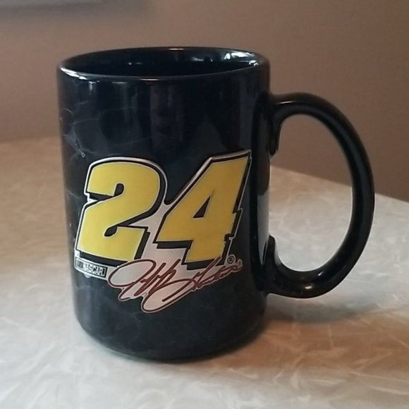 Jeff Gordon Merchandise NASCAR Marbled Coffee Mug New - Picture 1 of 3